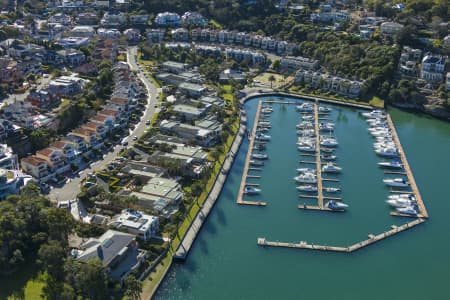 Aerial Image of LE VESINET DRIVE & PULPIT POINT MARINA