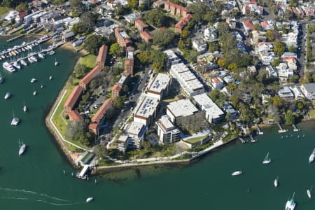 Aerial Image of SOMERVILLE POINT BALMAIN