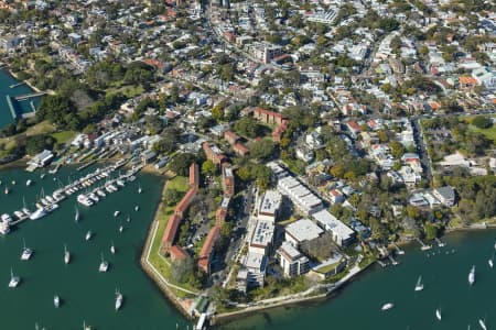 Aerial Image of SOMERVILLE POINT BALMAIN