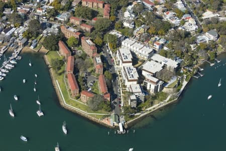 Aerial Image of SOMERVILLE POINT BALMAIN