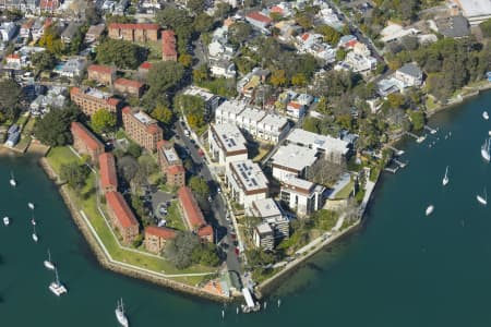 Aerial Image of SOMERVILLE POINT BALMAIN