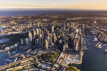 Aerial Image of SYDNEY DUSK