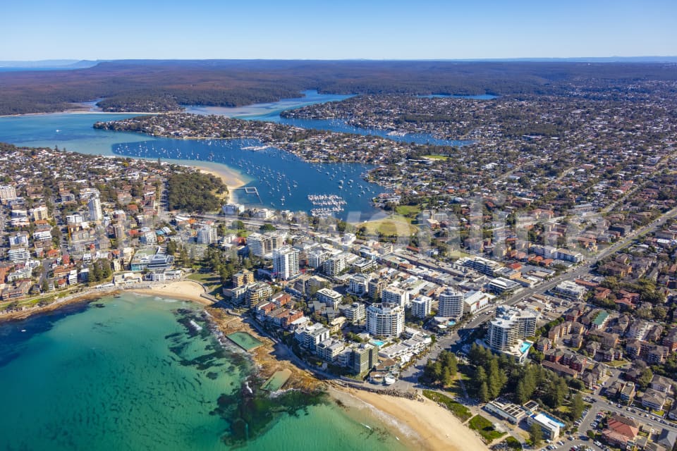 Aerial Image of South Cronulla Pool and Apartments