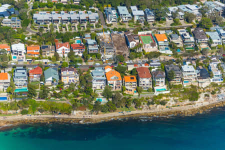 Aerial Image of BOWER STREET AND MARINE PARADE MANLY