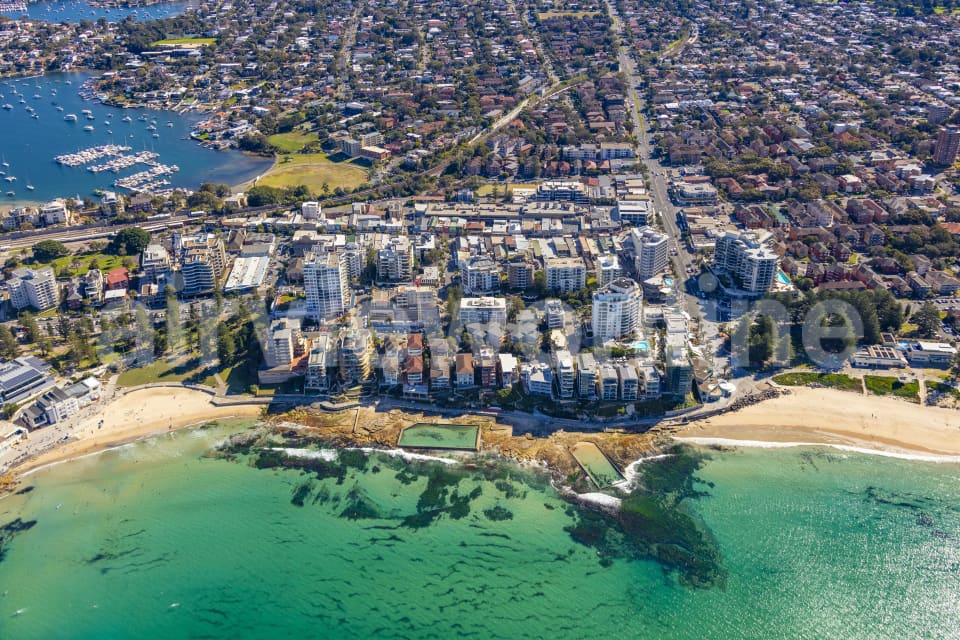 Aerial Image of South Cronulla Pool and Apartments