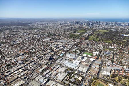 Aerial Image of SYDNEY ROAD, BRUNSWICK