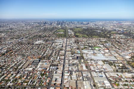 Aerial Image of SYDNEY ROAD, BRUNSWICK