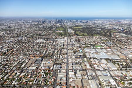 Aerial Image of SYDNEY ROAD, BRUNSWICK
