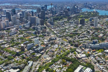 Aerial Image of REDFERN, SURRY HILLS AND DARLINGHURST