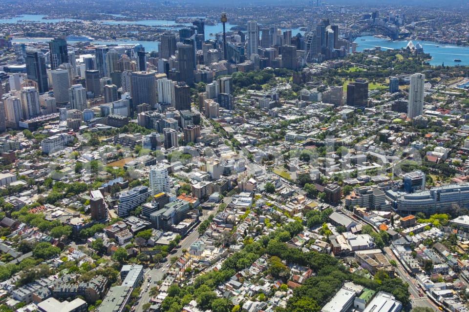 Aerial Image of Redfern, Surry Hills And Darlinghurst