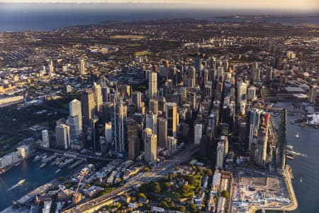 Aerial Image of SYDNEY DUSK