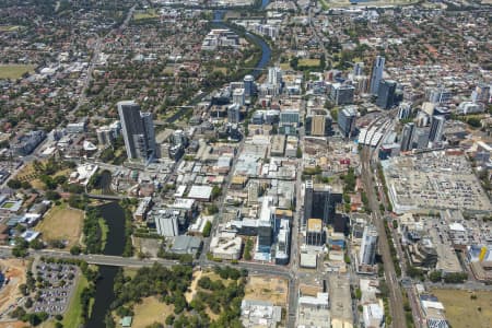 Aerial Image of PARRAMATTA CBD