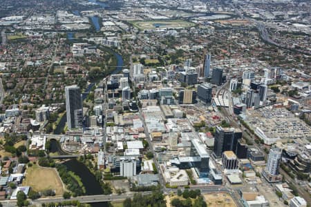 Aerial Image of PARRAMATTA CBD