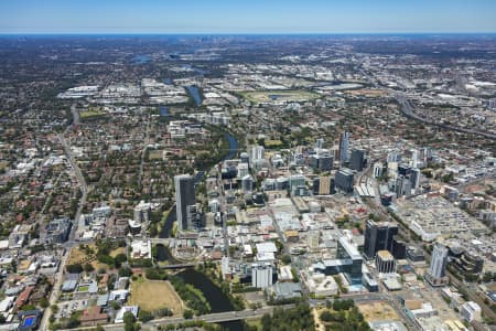 Aerial Image of PARRAMATTA CBD