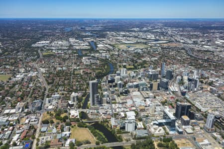 Aerial Image of PARRAMATTA CBD