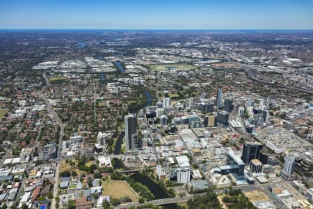 Aerial Image of PARRAMATTA CBD