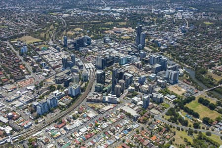 Aerial Image of PARRAMATTA CBD