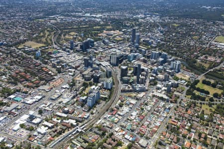 Aerial Image of PARRAMATTA CBD