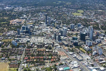 Aerial Image of PARRAMATTA CBD