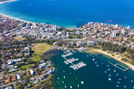 Aerial Image of CRONULLA STATION AND WHARF