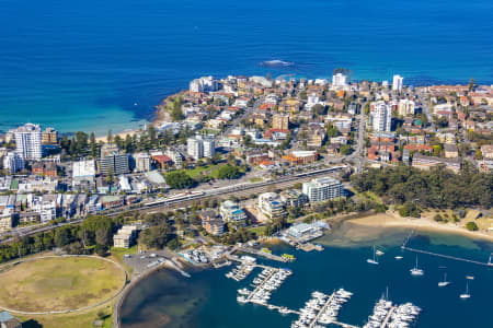 Aerial Image of CRONULLA STATION AND WHARF