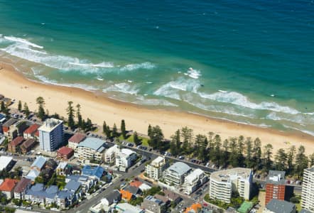 Aerial Image of MANLY KITESURFING