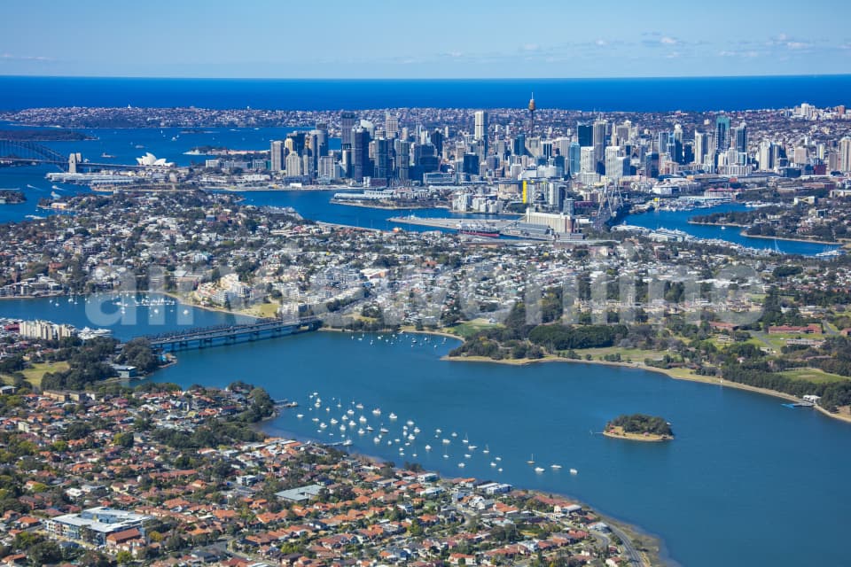 Aerial Image of Drummoyne And Russell Lea