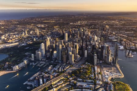 Aerial Image of SYDNEY DUSK