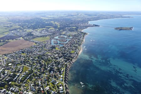 Aerial Image of VICTOR HARBOR AND PORT ELLIOT