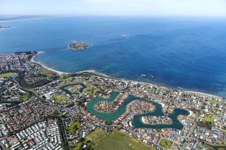 Aerial Image of VICTOR HARBOR AND PORT ELLIOT