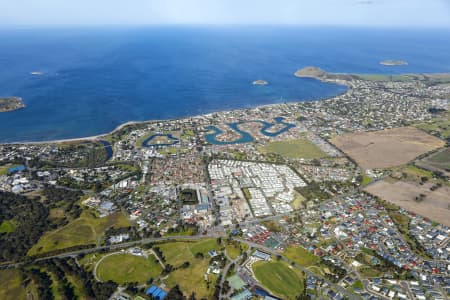 Aerial Image of VICTOR HARBOR AND PORT ELLIOT