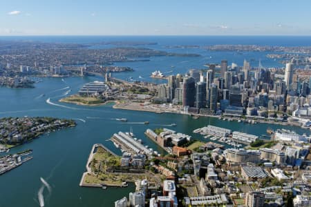 Aerial Image of PYRMONT LOOKING NORTH-EAST