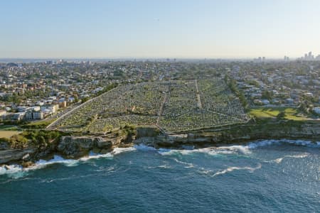 Aerial Image of WAVERLEY CEMETERY FROM THE EAST