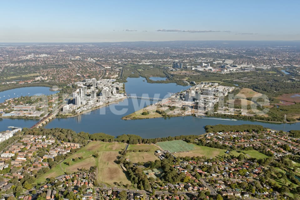 Aerial Image of Meadowbank Looking South