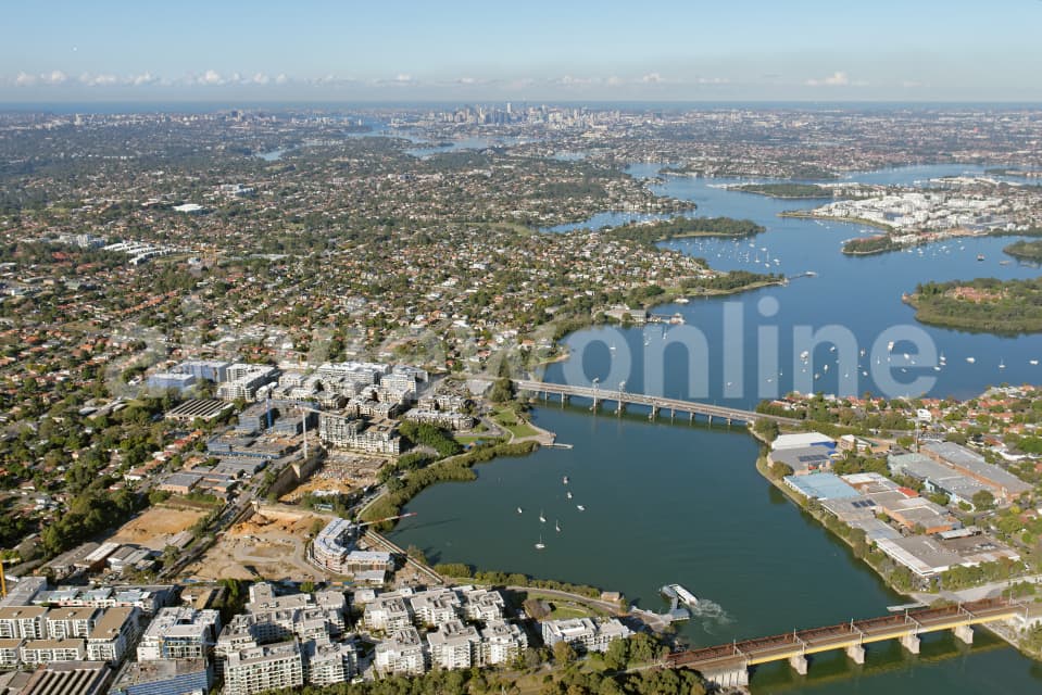 Aerial Image of Meadowbank Looking East