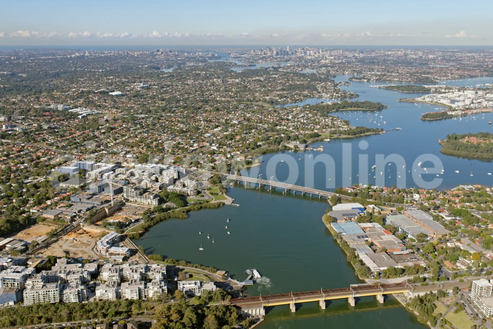 Aerial Image of Meadowbank Looking East