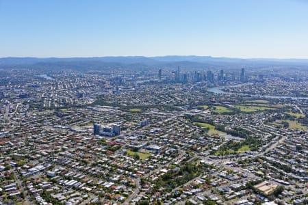 Aerial Image of COORPAROO LOOKING NORTH-WEST