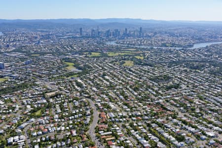 Aerial Image of COORPAROO LOOKING NORTH-WEST