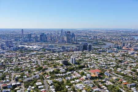 Aerial Image of SOUTH BRISBANE LOOKING NORTH-EAST