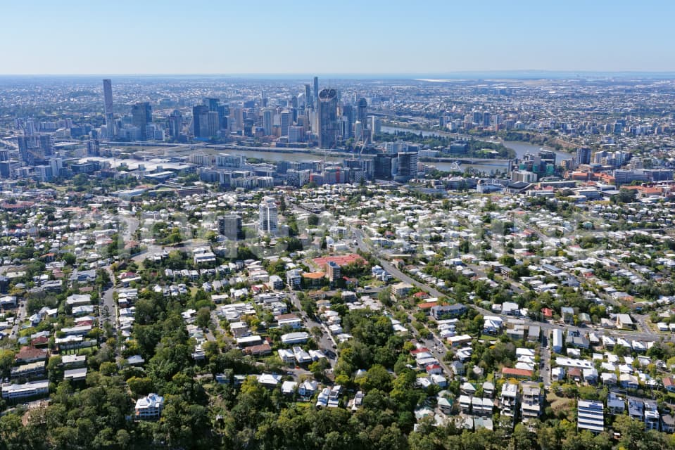 Aerial Image of Highgate Hill Looking North-East