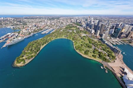 Aerial Image of ROYAL BOTANIC GARDENS LOOKING SOUTH