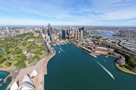 Aerial Image of CIRCULAR QUAY AND THE ROCKS, LOOKING SOUTH-WEST