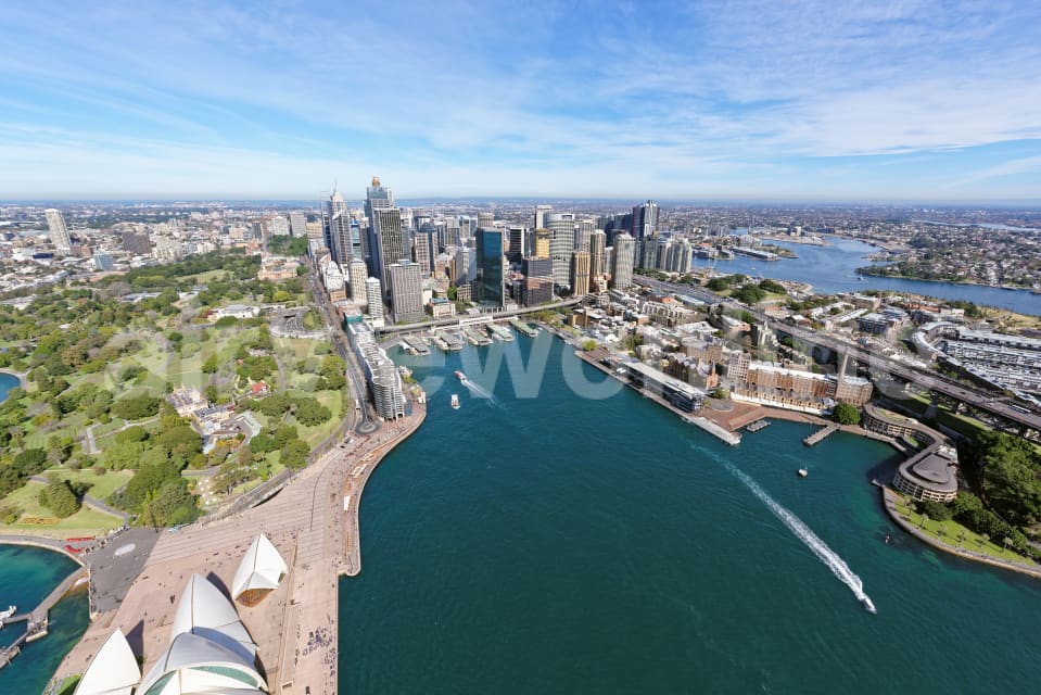 Aerial Image of Circular Quay And The Rocks, Looking South-West