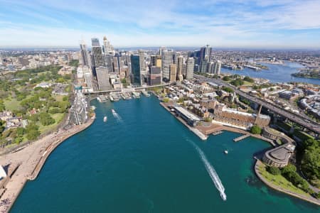 Aerial Image of CIRCULAR QUAY AND THE ROCKS, LOOKING SOUTH-WEST