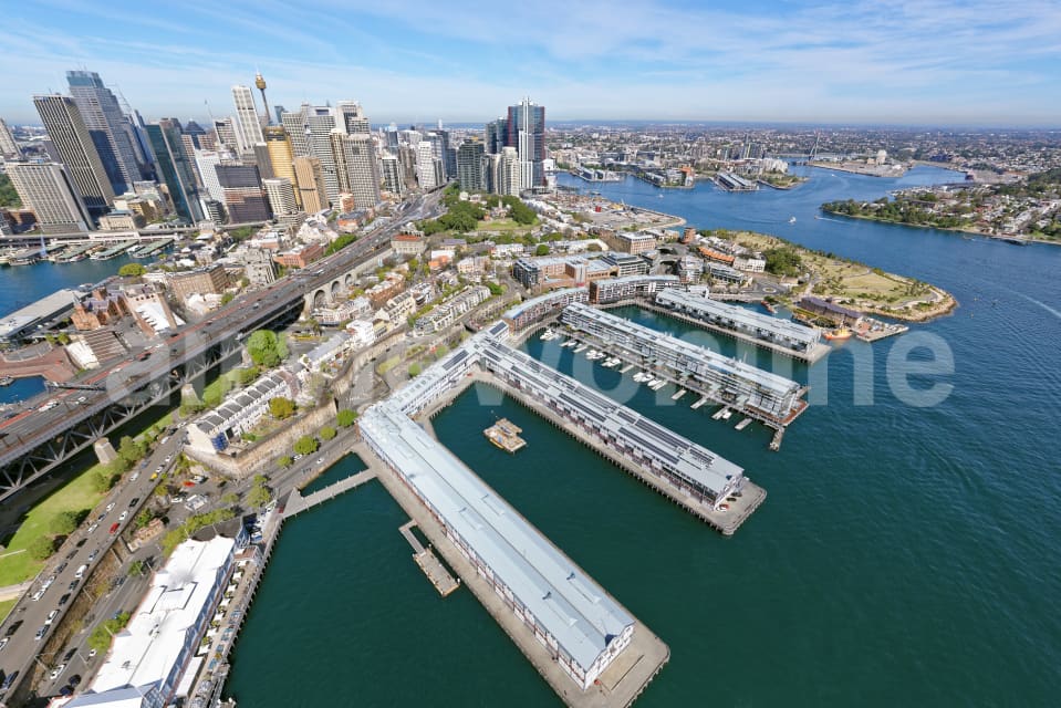 Aerial Image of Dawes Point Looking South-West