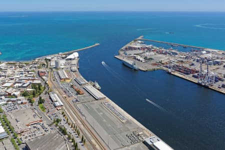Aerial Image of FREMANTLE HARBOUR LOOKING SOUTH-WEST