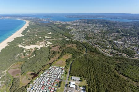 Aerial Image of THE SANCTUARY REDHEAD, LOOKING SOUTH-WEST