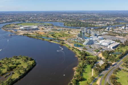 Aerial Image of BURSWOOD LOOKING NORTH-EAST