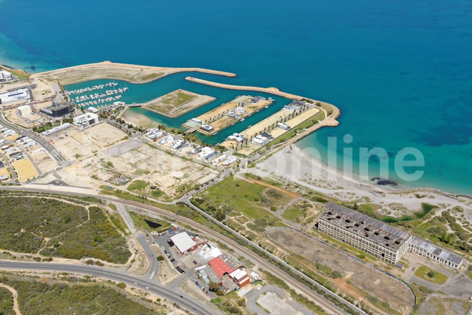 Aerial Image of South Fremantle Power Station And Port Coogee, Looking South-West