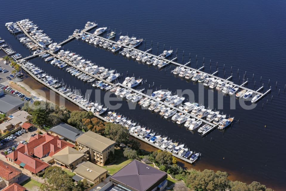 Aerial Image of Claremont Yacht Club Looking South-East